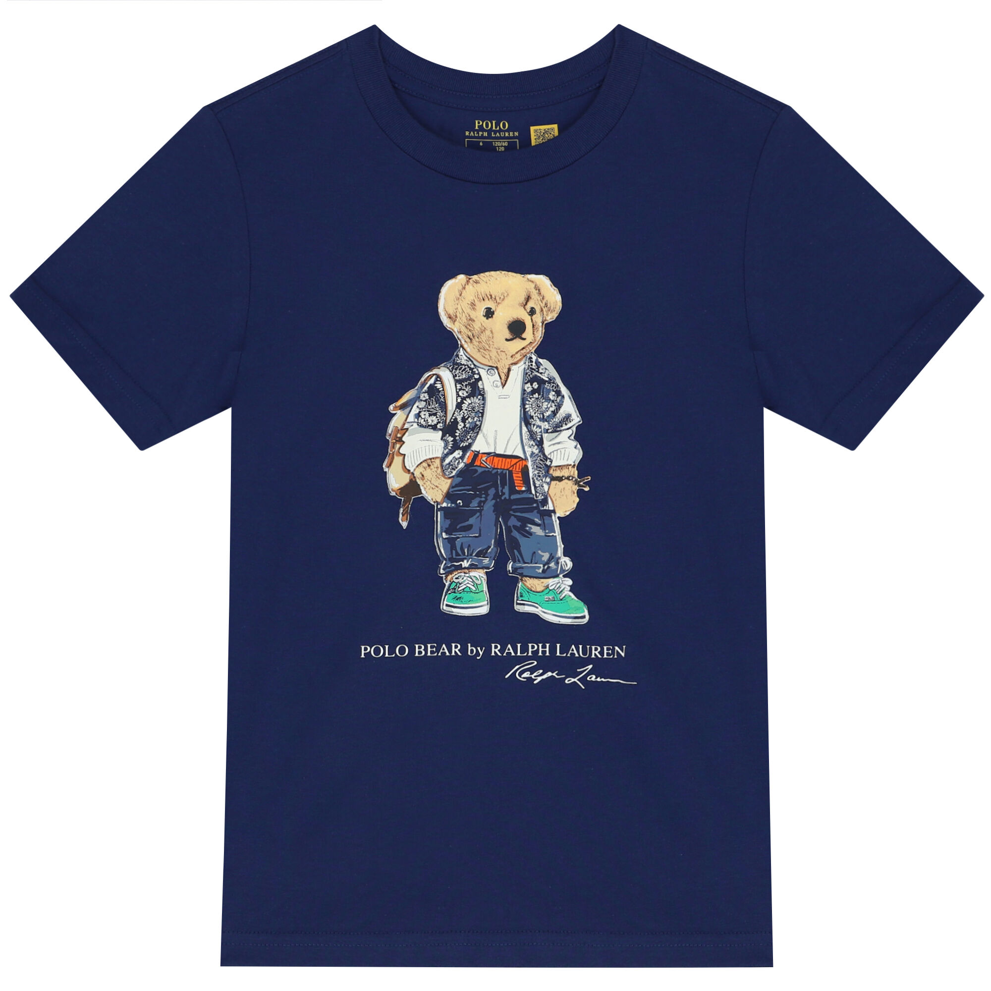 Navy blue polo bear shirt clearance