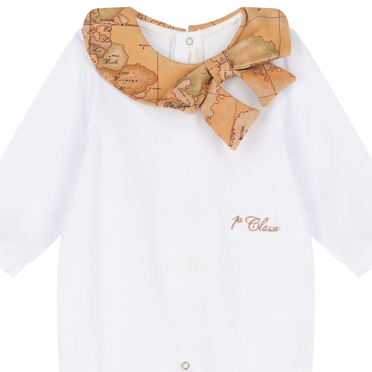 White & Beige Geo Map Babygrow Gift Set, 1, hi-res image number null