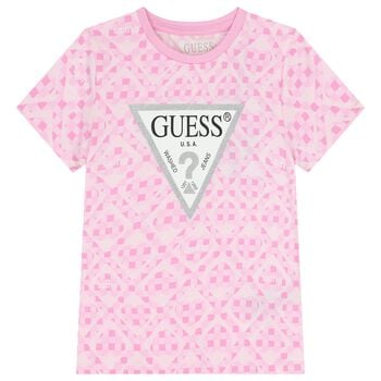 Girls Pink Logo T-Shirt