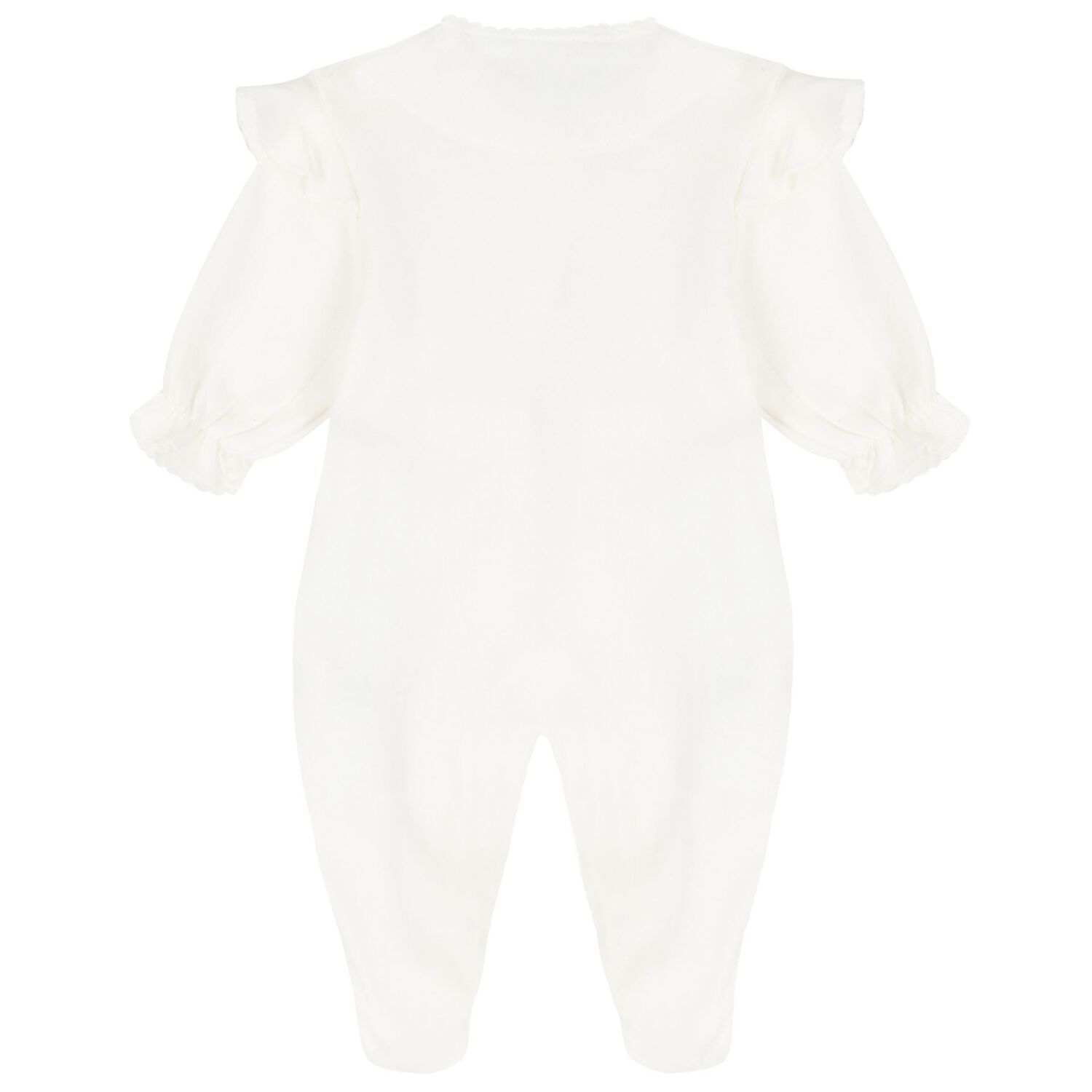 طقم بنات هدايا أفرول بالشعار باللون العاجي, 2, hi-res image number null