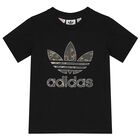 طقم شورت مموه بالشعار باللون الأسود والأخضر, 1, hi-res