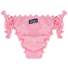 مايوه بنات بيكيني بالشعار باللون الوردي, 1, hi-res