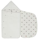 مدس بالشعار باللون العاجي, 1, hi-res