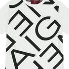 Boys White Logo T-Shirt, 2, hi-res