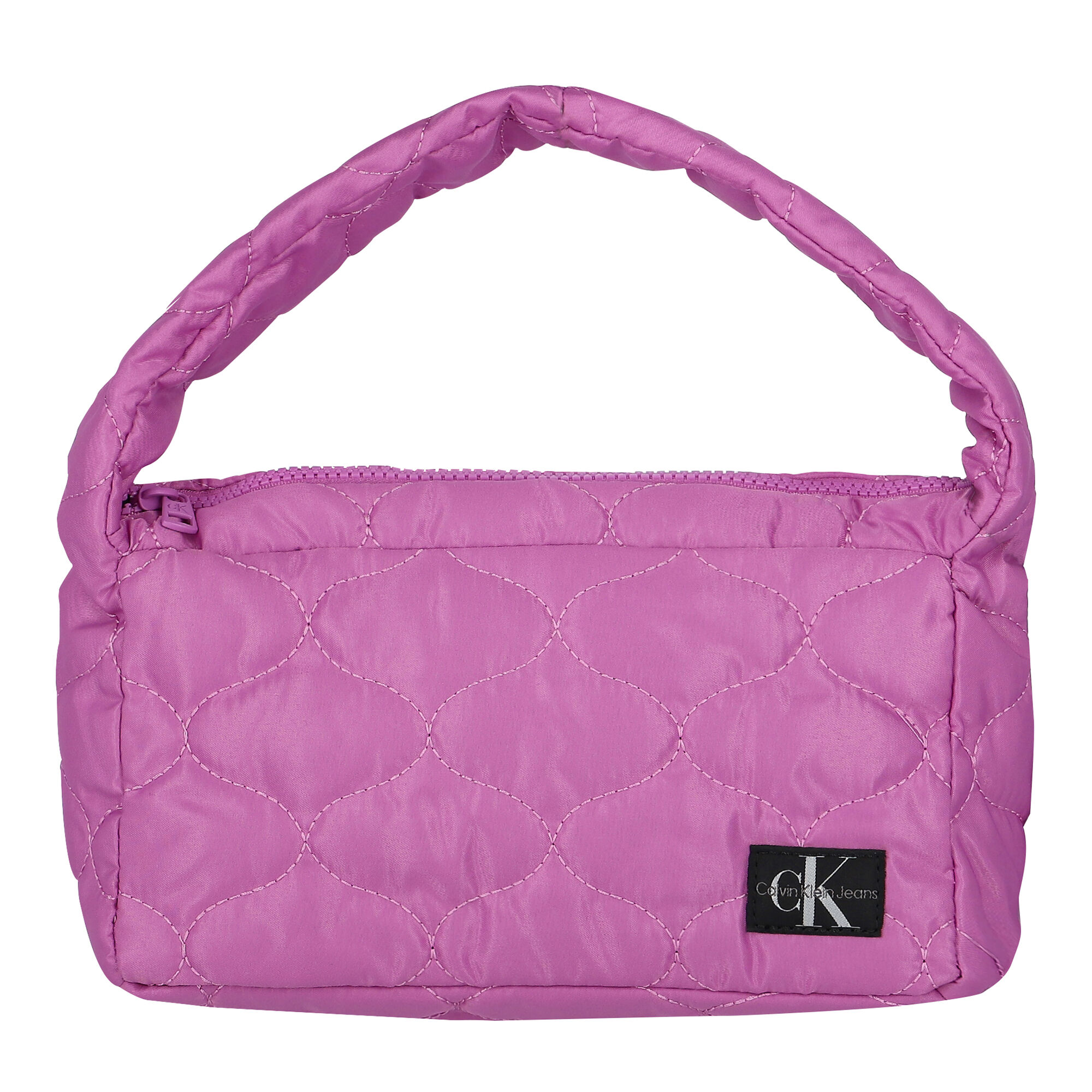 Calvin Klein Girls Purple Logo Quilted Bag Junior Couture UAE