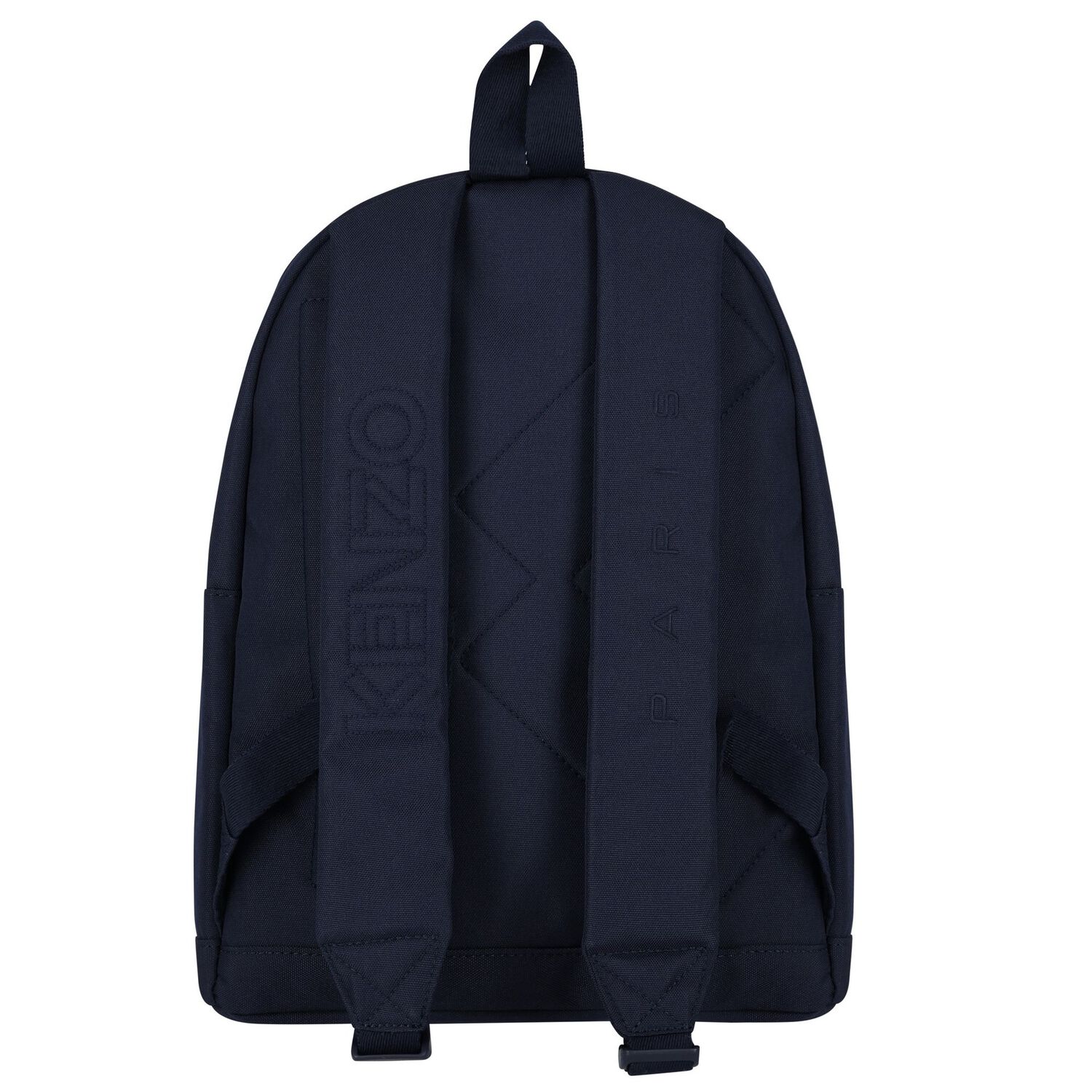 Boys Navy Blue Logo Backpack, 1, hi-res