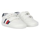 Baby Boys White Pre Walker Shoes, 1, hi-res