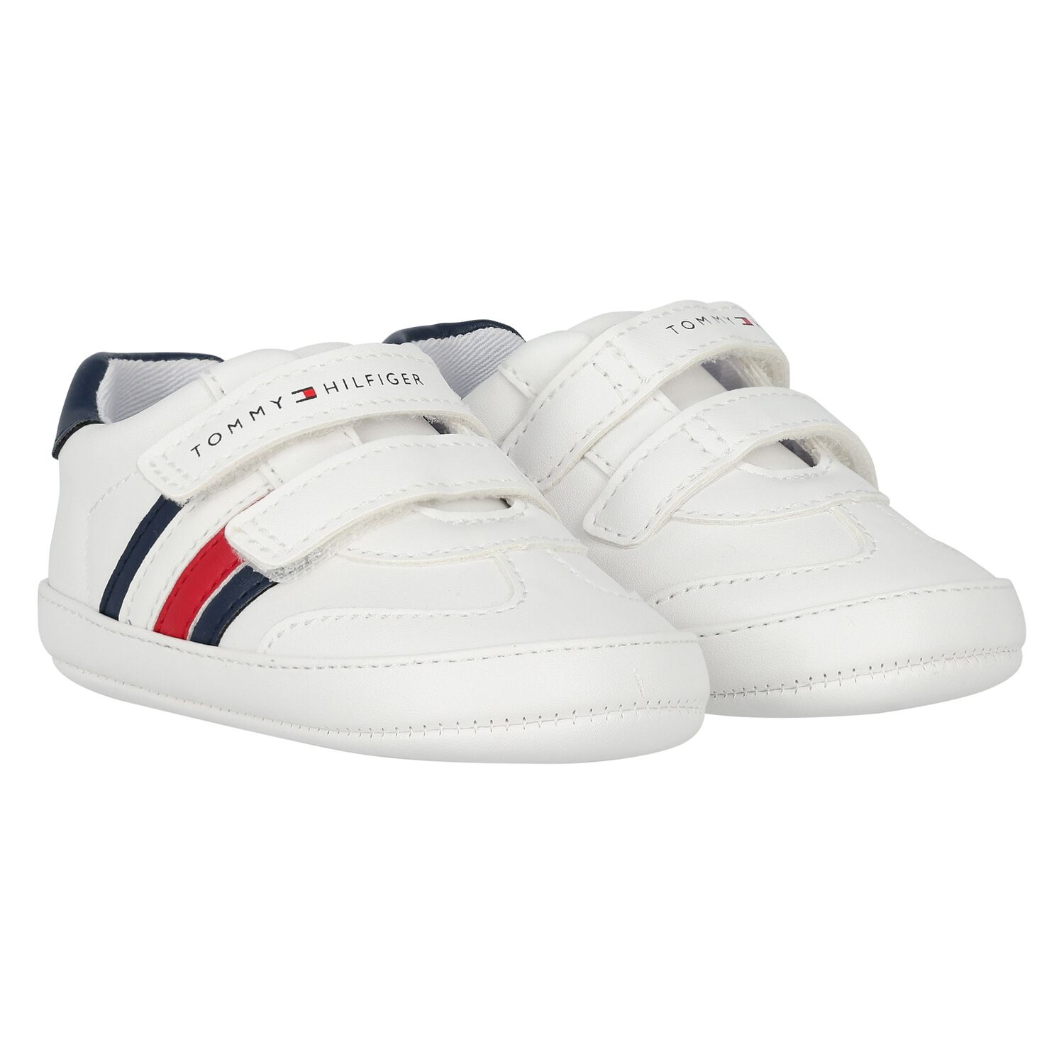 Baby Boys White Pre Walker Shoes, 1, hi-res image number null
