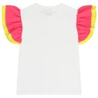 طقم تنورة بناتي باللونين الاخضر و الوردي متعدد الطبقات, 1, hi-res