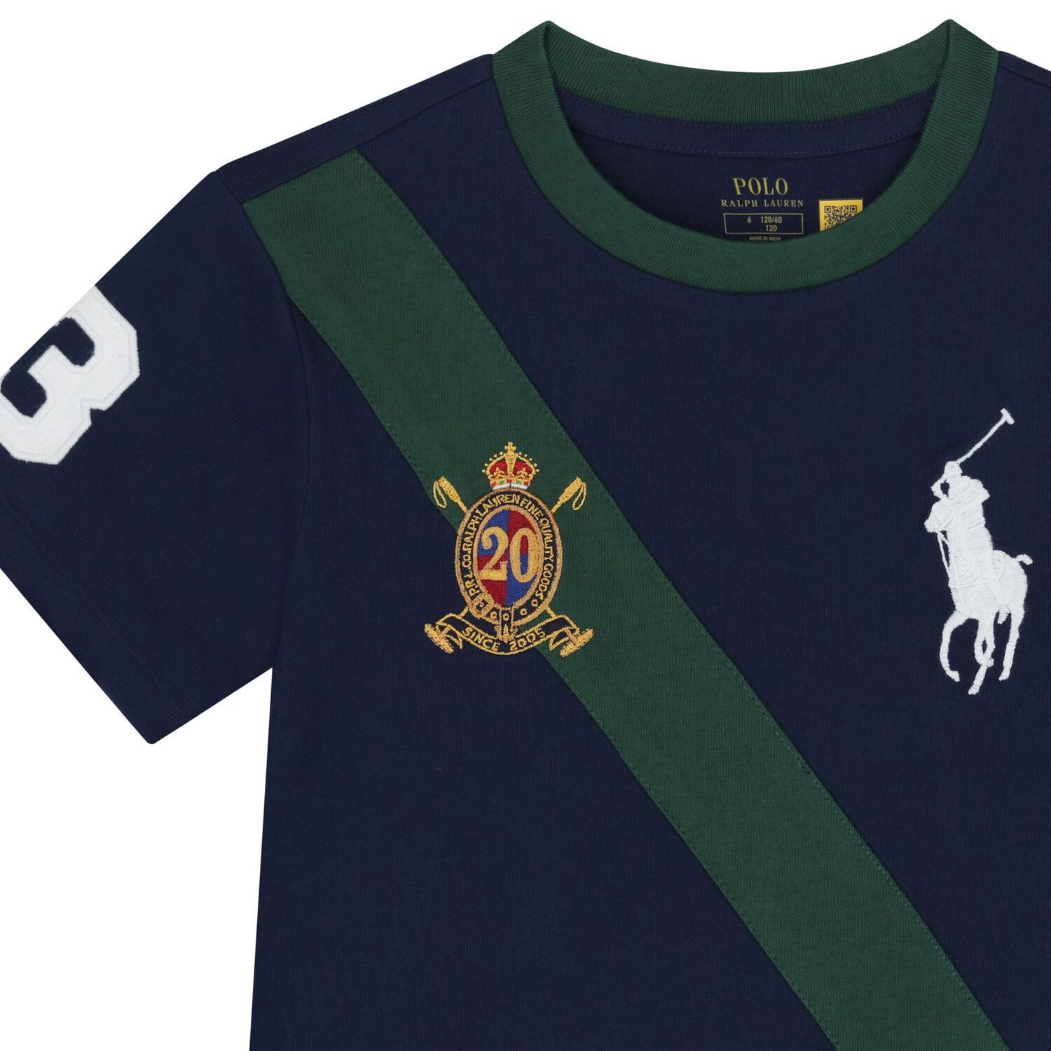 Boys Navy Blue Logo T-Shirt, 1, hi-res image number null