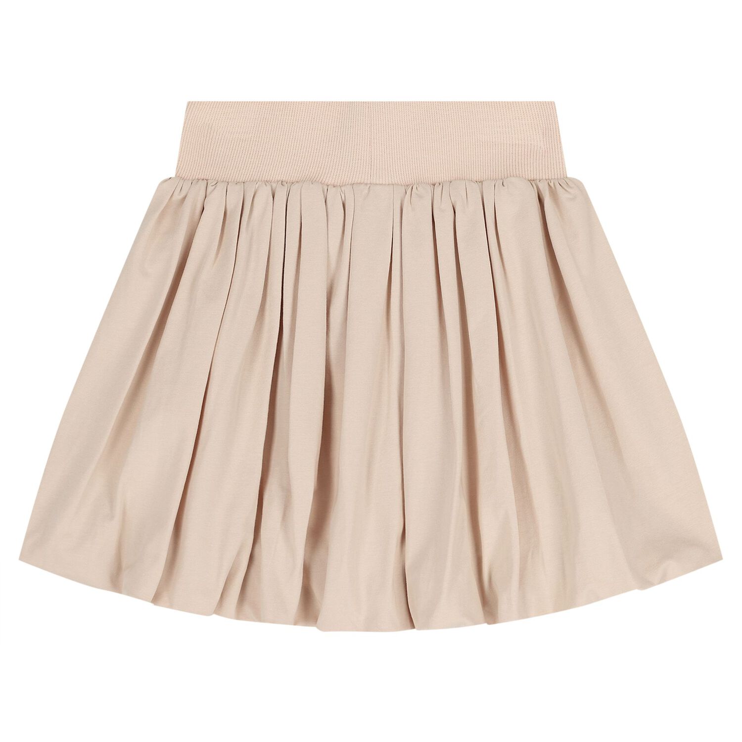 Girls Ivory & Beige Bow Skirt Set, 1, hi-res