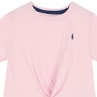 Girls Pink Logo T-Shirt, 1, hi-res