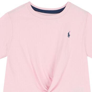 Girls Pink Logo T-Shirt