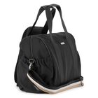 حقيبة تغيير حفاضات بالشعار باللون الأسود للأطفال, 1, hi-res