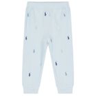 Baby Boys Blue Logo Tracksuit, 1, hi-res