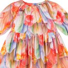 Girls Multi-Coloured Floral Dress, 1, hi-res