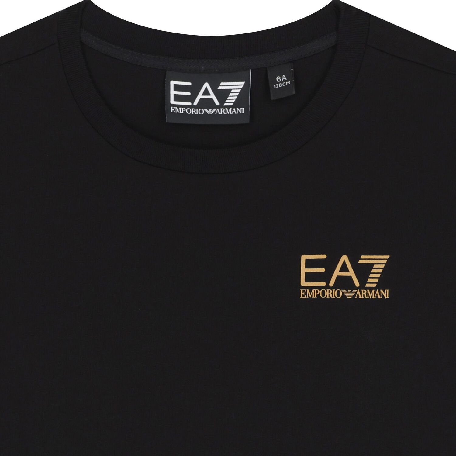 Boys Black Logo T-Shirt, 5, hi-res