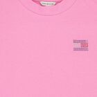 Girls Pink Embellished Logo T-Shirt, 2, hi-res