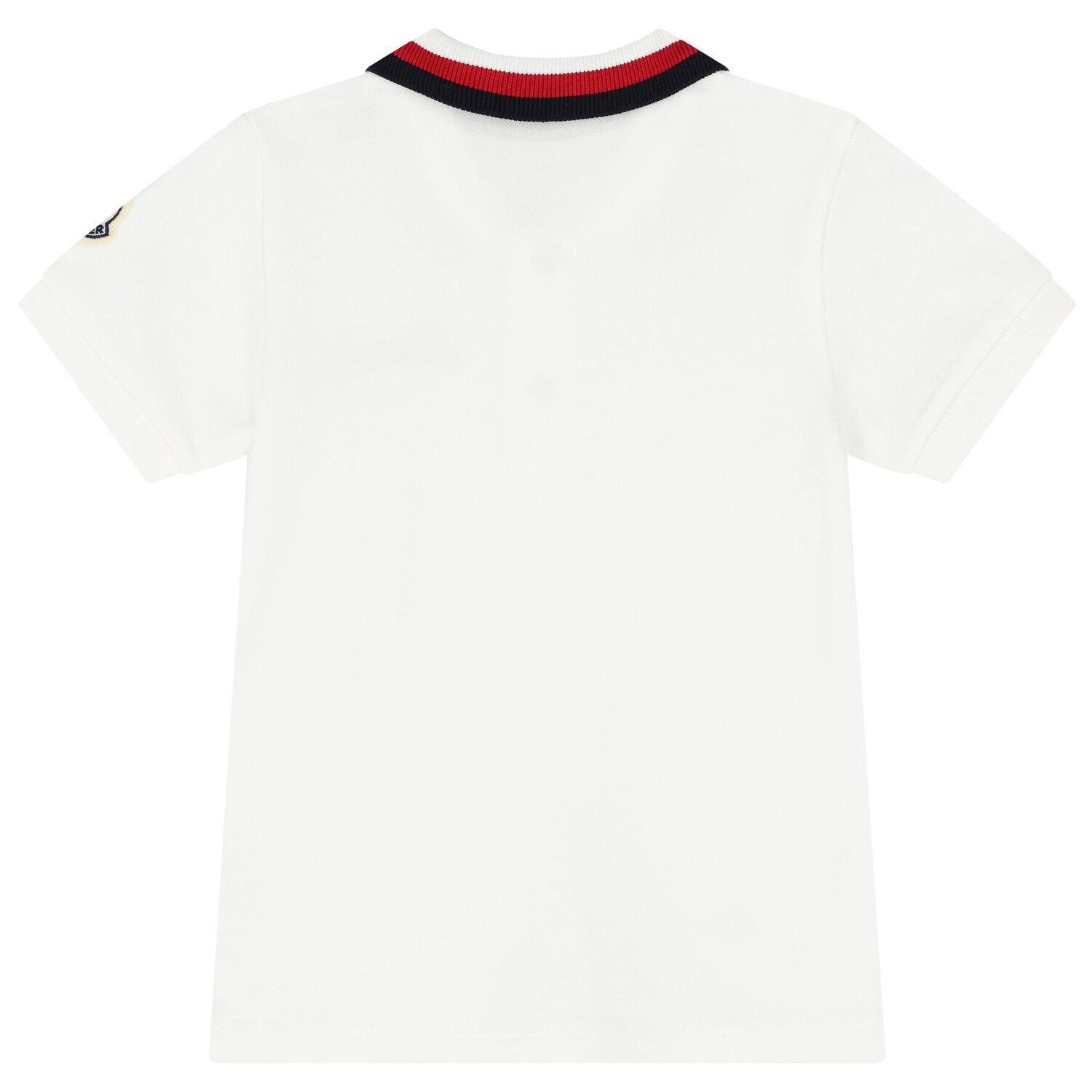Younger Boys Ivory Polo Shirt, 1, hi-res