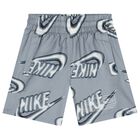 Boys Grey Logo Shorts, 1, hi-res