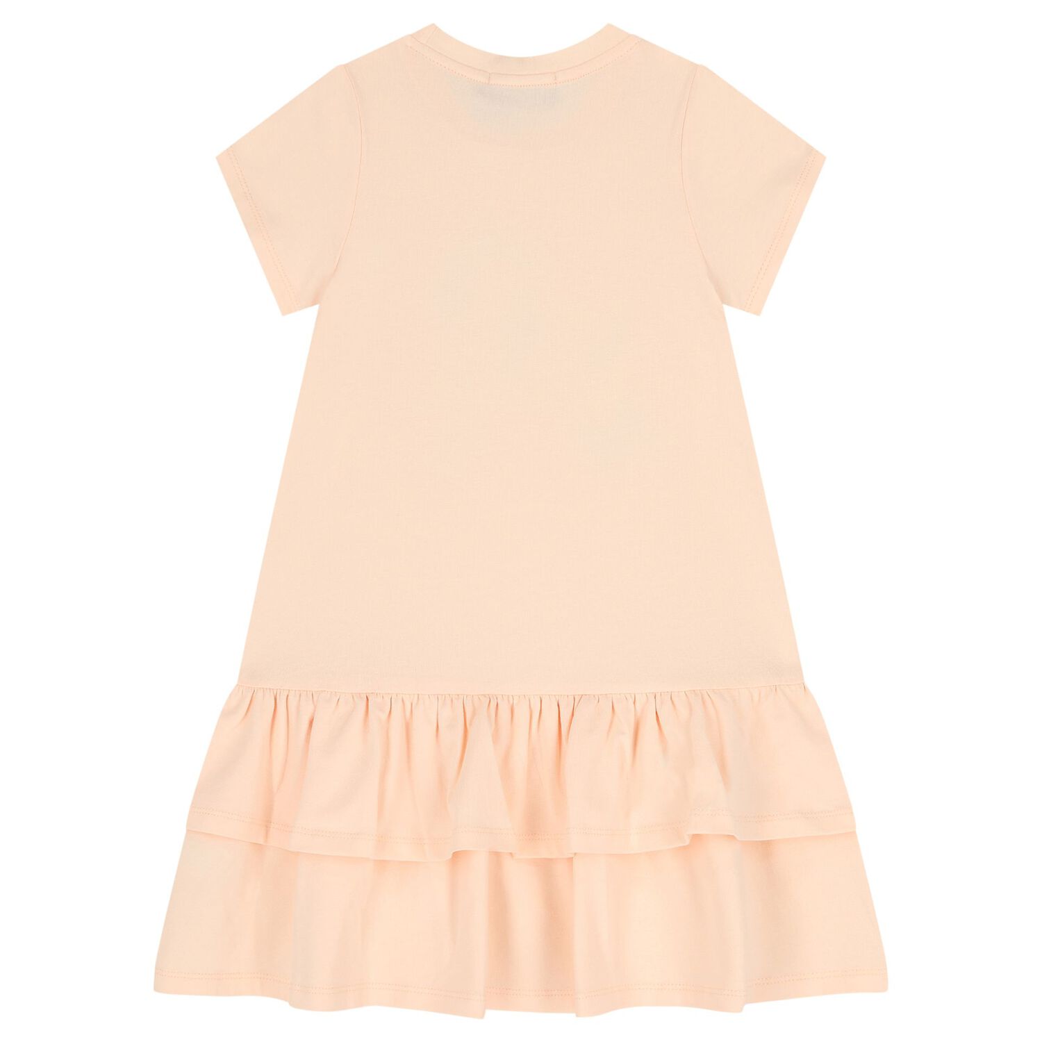 Girls Pink Butterflies Logo Dress, 2, hi-res