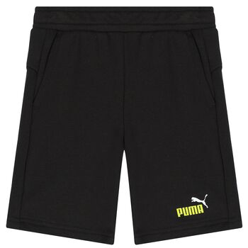 Boys Black Logo Shorts