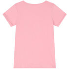 Girls Pink Logo T-Shirt, 2, hi-res