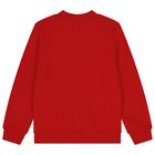 Boys Red Logo Sweatshirt, 1, hi-res
