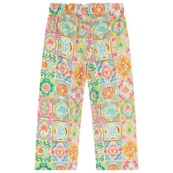 Girls Multi-Coloured Logo Trousers