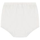 طقم بنات فستان باللون العاجي  , 1, hi-res