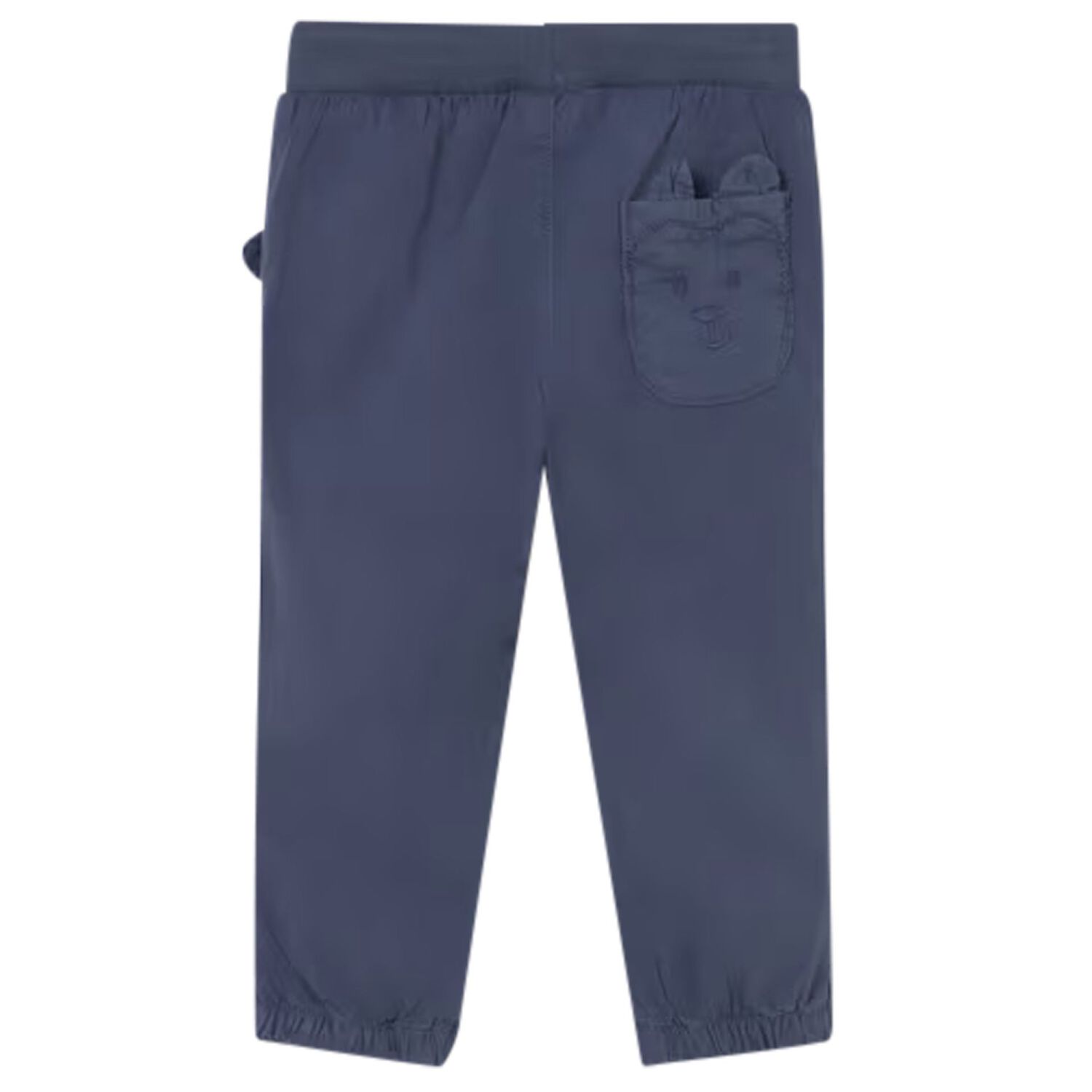 Younger Boys Blue Teddy Bear Joggers, 1, hi-res