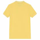 Older Boys Yellow Logo Polo Shirt, 15, hi-res