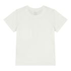 تيشيرت أطفال بالشعار باللون الأبيض للأولاد, 1, hi-res