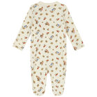 Baby Girls Ivory Polo Bear Babygrow, 1, hi-res
