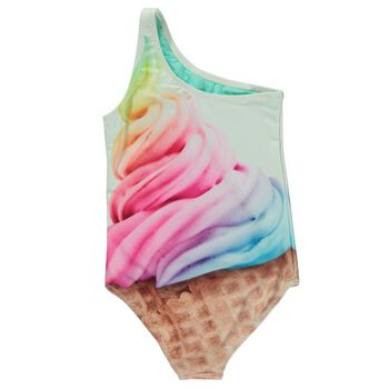 Girls Multi-Colored Ice Cream Nai Swimsuit
