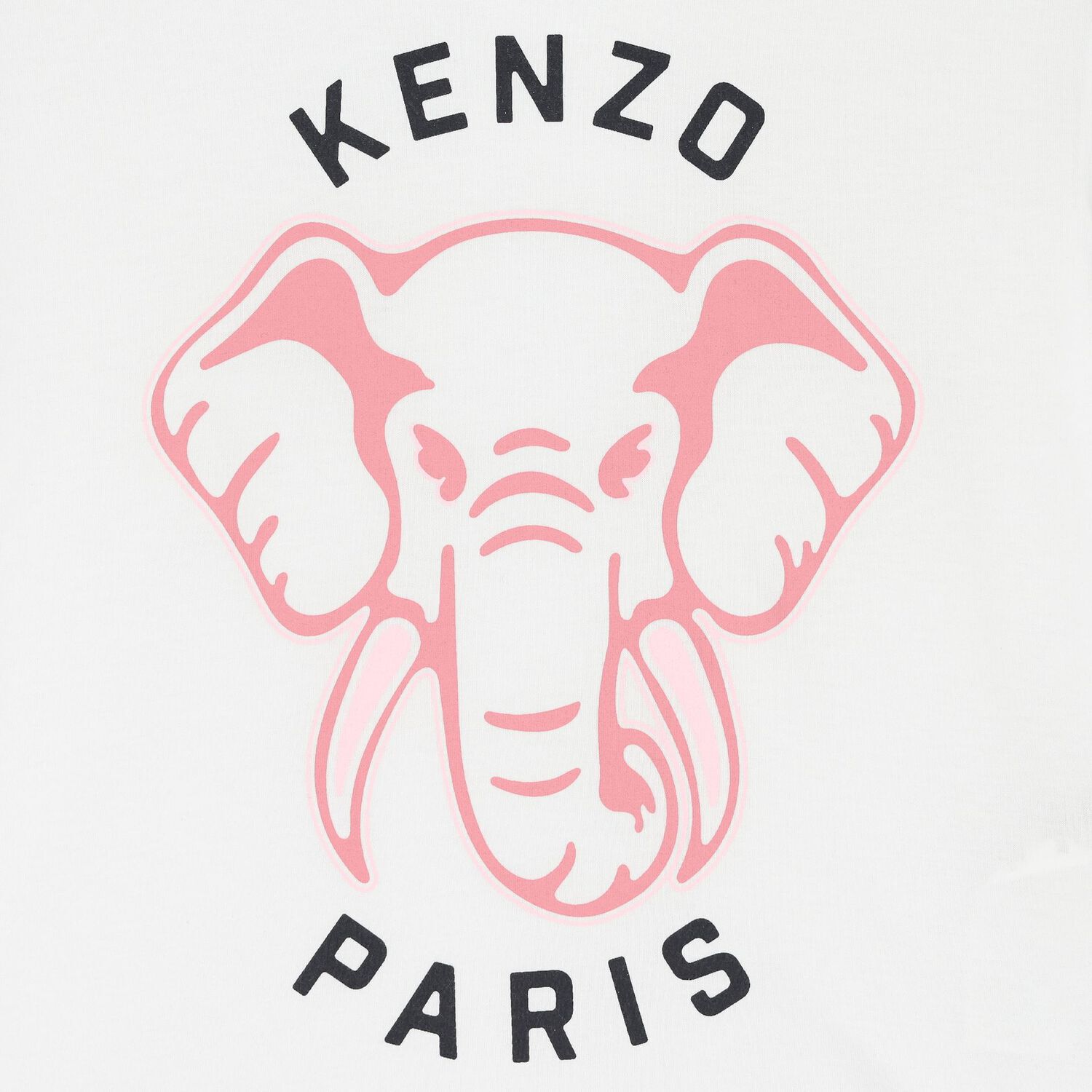 تيشيرت بنات بالشعار باللون الأبيض, 1, hi-res image number null