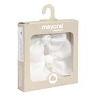 Girls White Bow Headband set, 2, hi-res