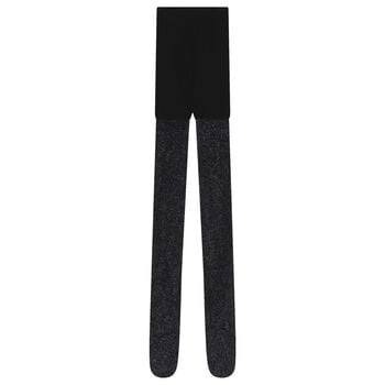 Girls Black Shimmer Tights