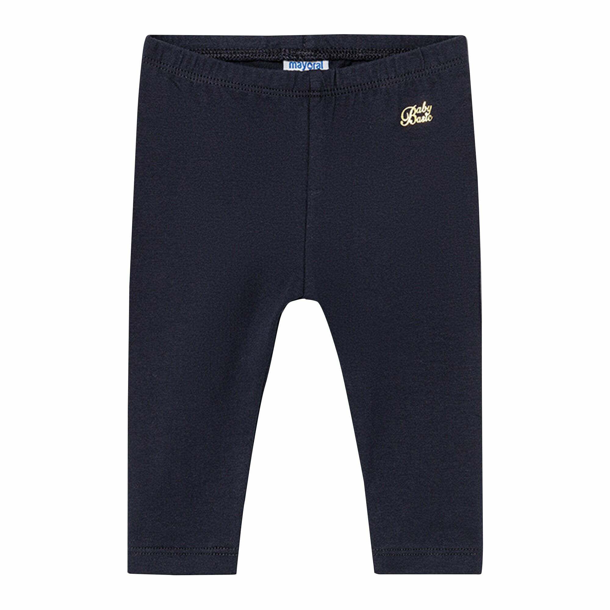 Navy blue leggings for baby girl hot sale