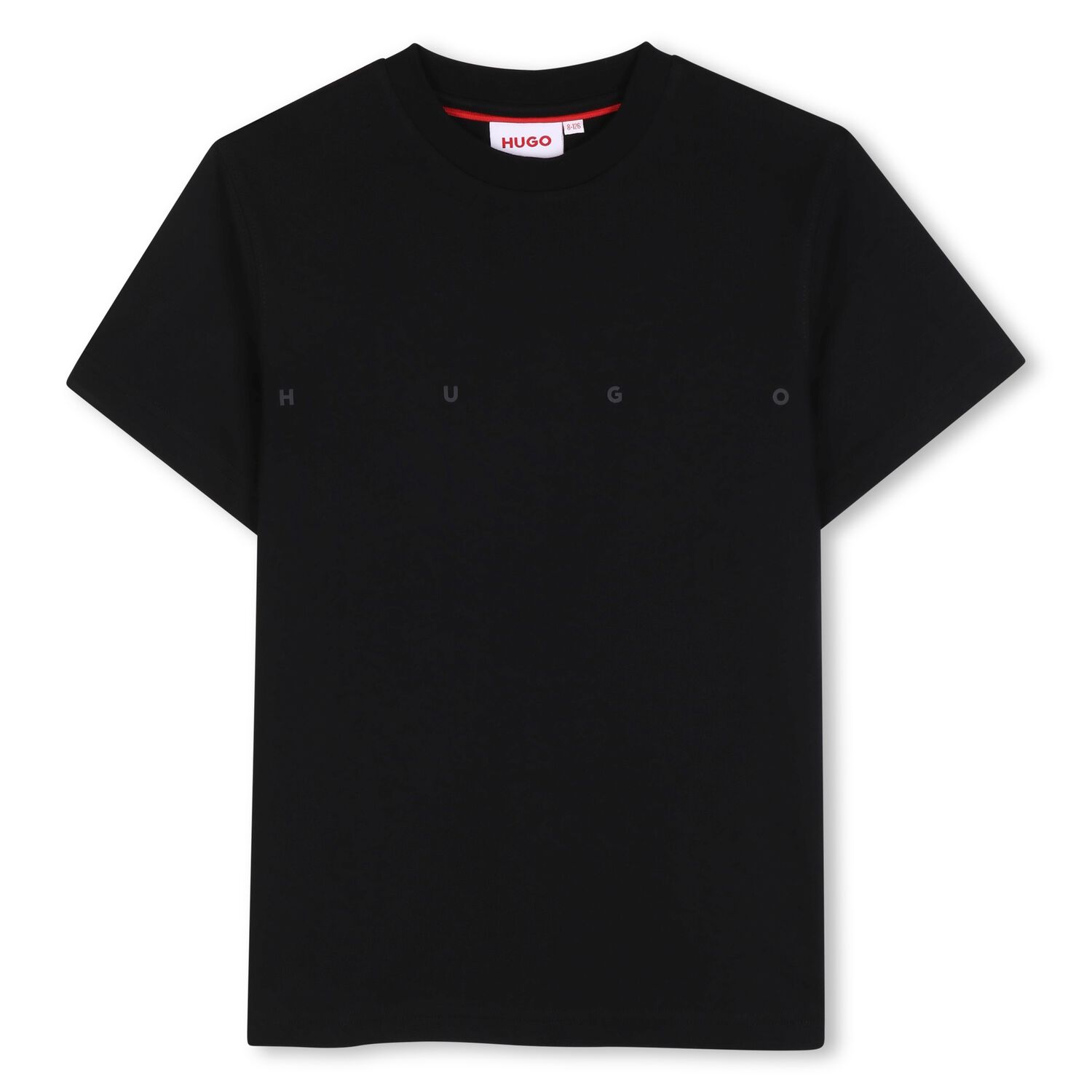 Boys Black Logo T-Shirt, 1, hi-res