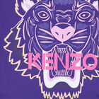 تيشيرت بطبعة نمر باللون البنفسجي للبنات , 1, hi-res