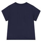 Younger Navy Blue Teddy Bear Logo T-Shirt, 3, hi-res