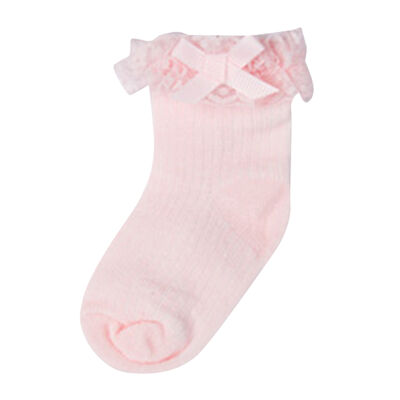 Baby Girls Pink Socks