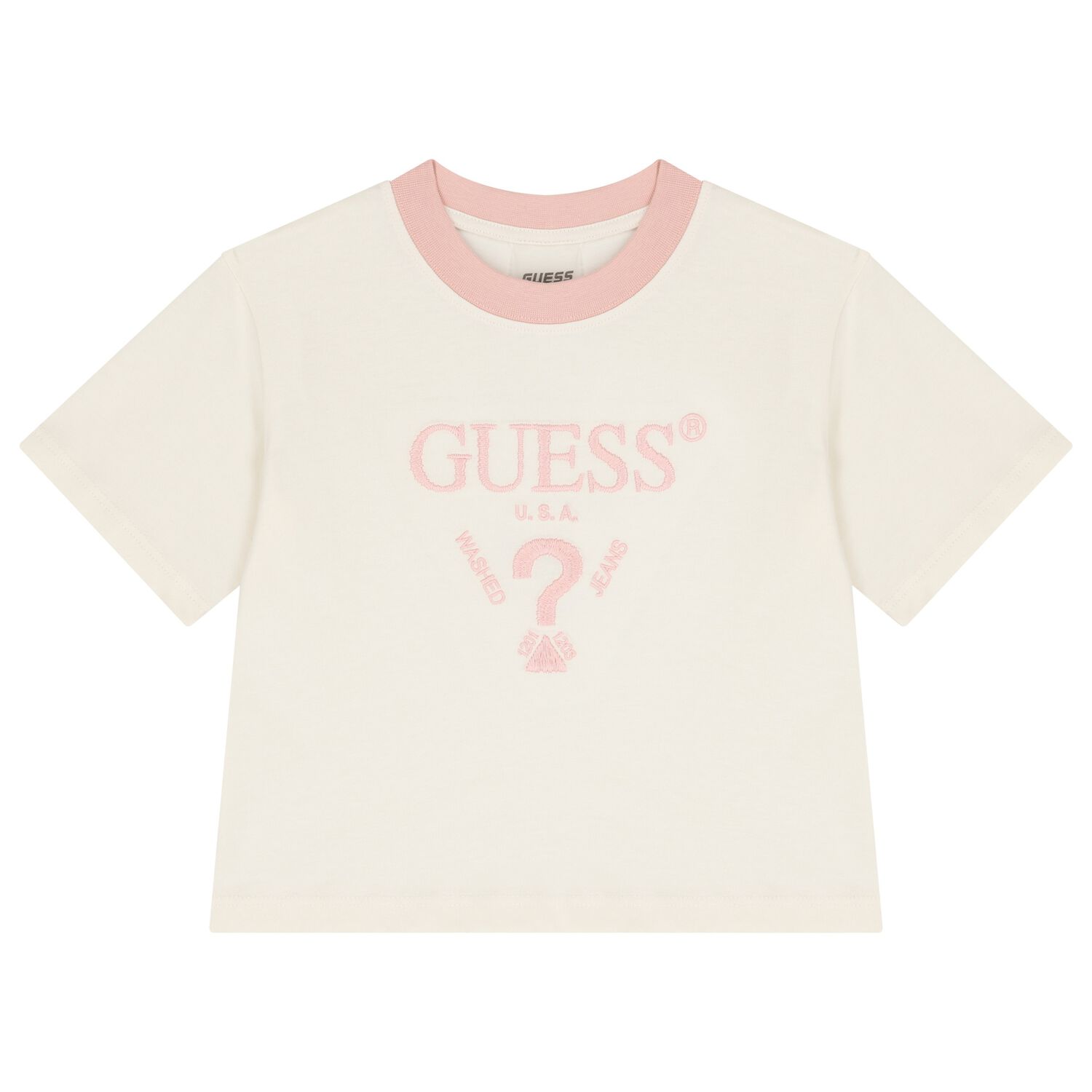 Girls Ivory Logo T-Shirt, 1, hi-res image number null