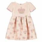 Girls Pink & Gold Embellished Dress, 2, hi-res