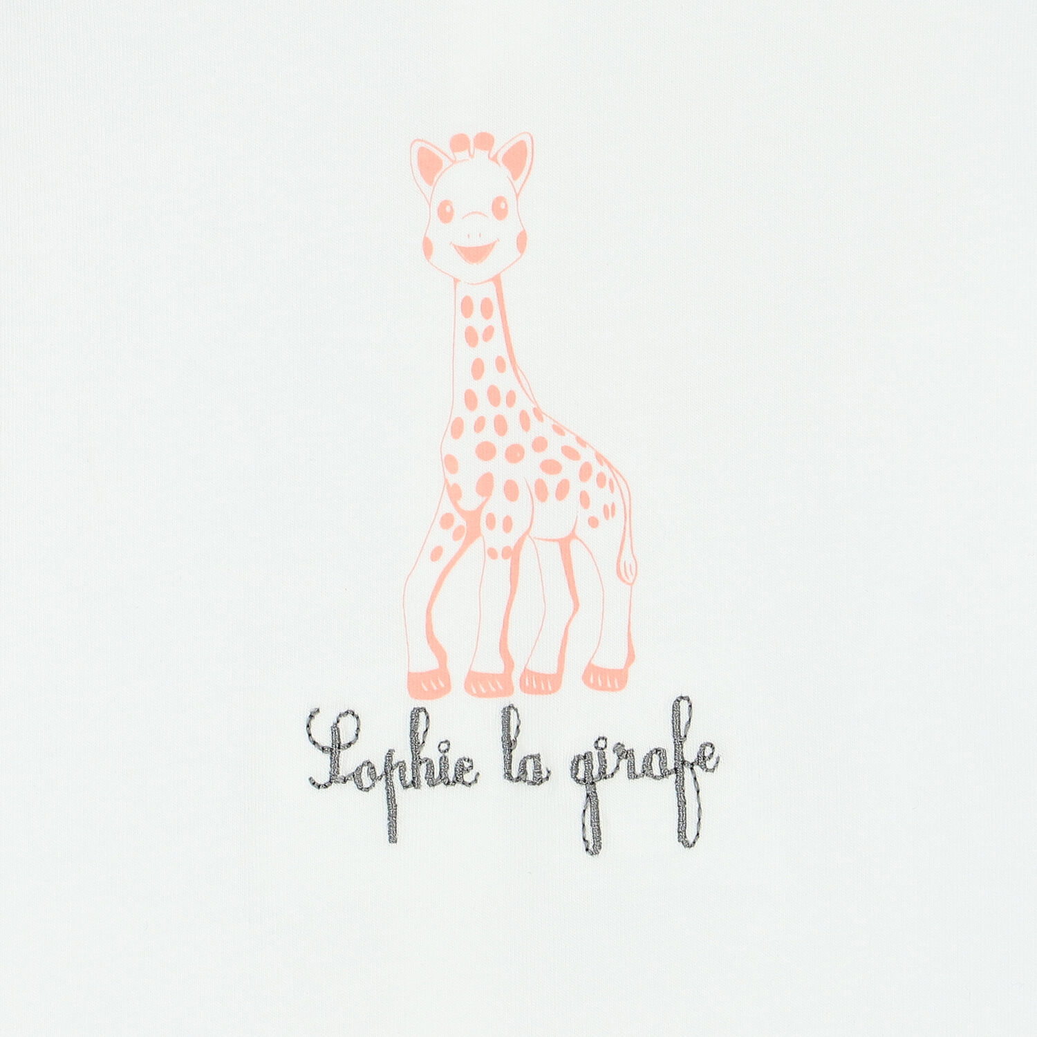 أفرول بالشعار باللون الأبيض للبنات, 1, hi-res