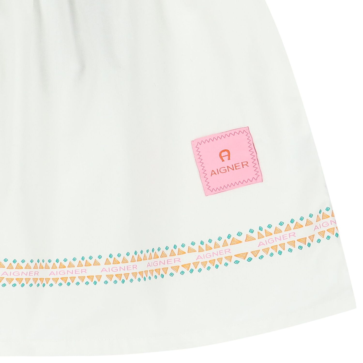 Younger Girls White Ruffled Dress, 1, hi-res image number null
