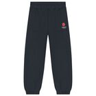 Girls Navy Blue Boke Flower Tracksuit, 1, hi-res