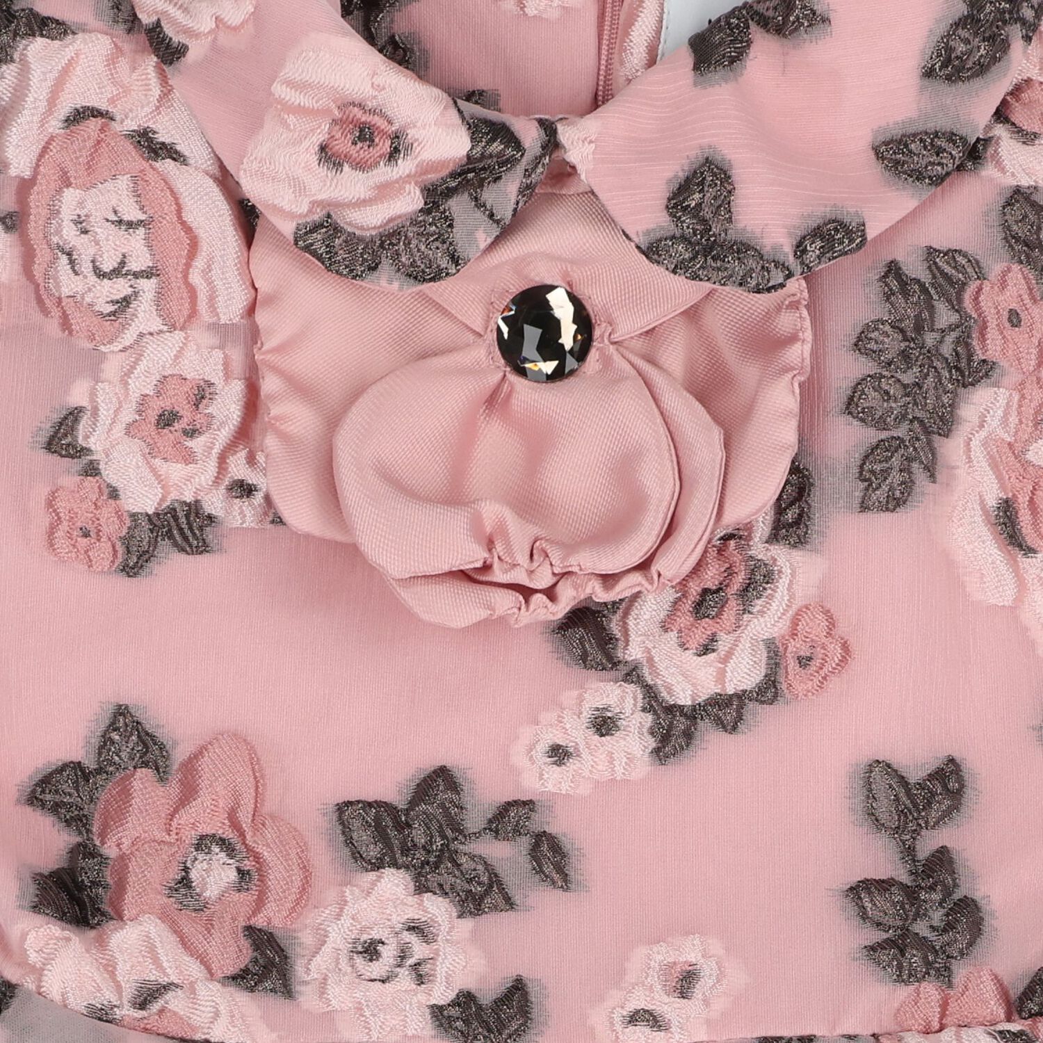 فستان بنات اورجانزا مزين بزهور باللون الوردى , 1, hi-res image number null