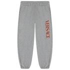 Grey & Burgundy Logo Joggers, 1, hi-res